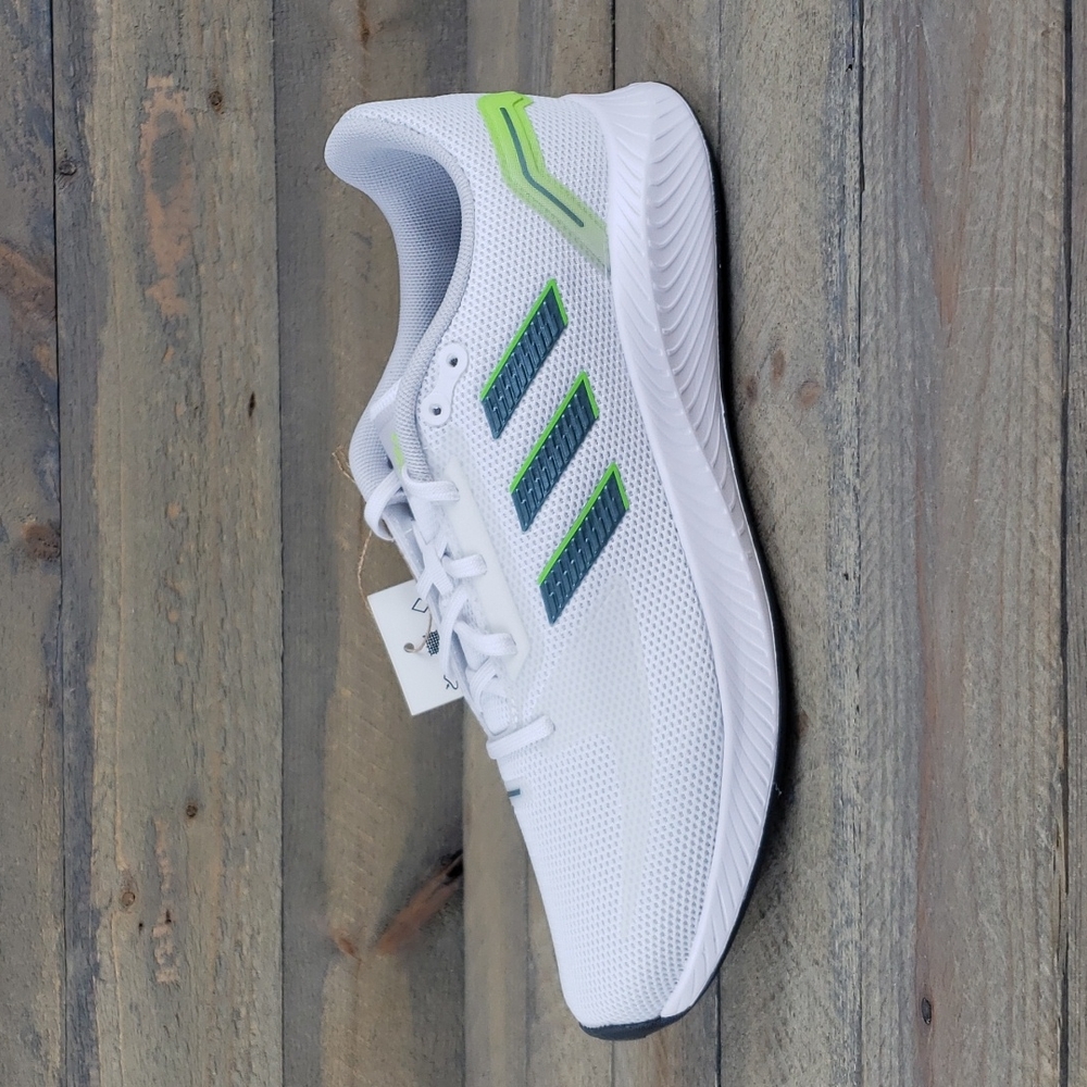 adidas Runfalcon 2.0 Women's Running Shoes White Green - Picture 3 of 10
